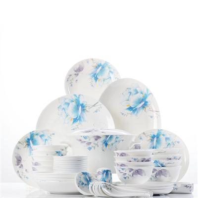 坤巴捅进🍑里面48头聆听花开骨瓷礼品餐具套装